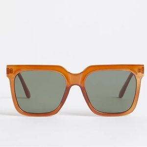 Square Oversized Sunglasses - Brown